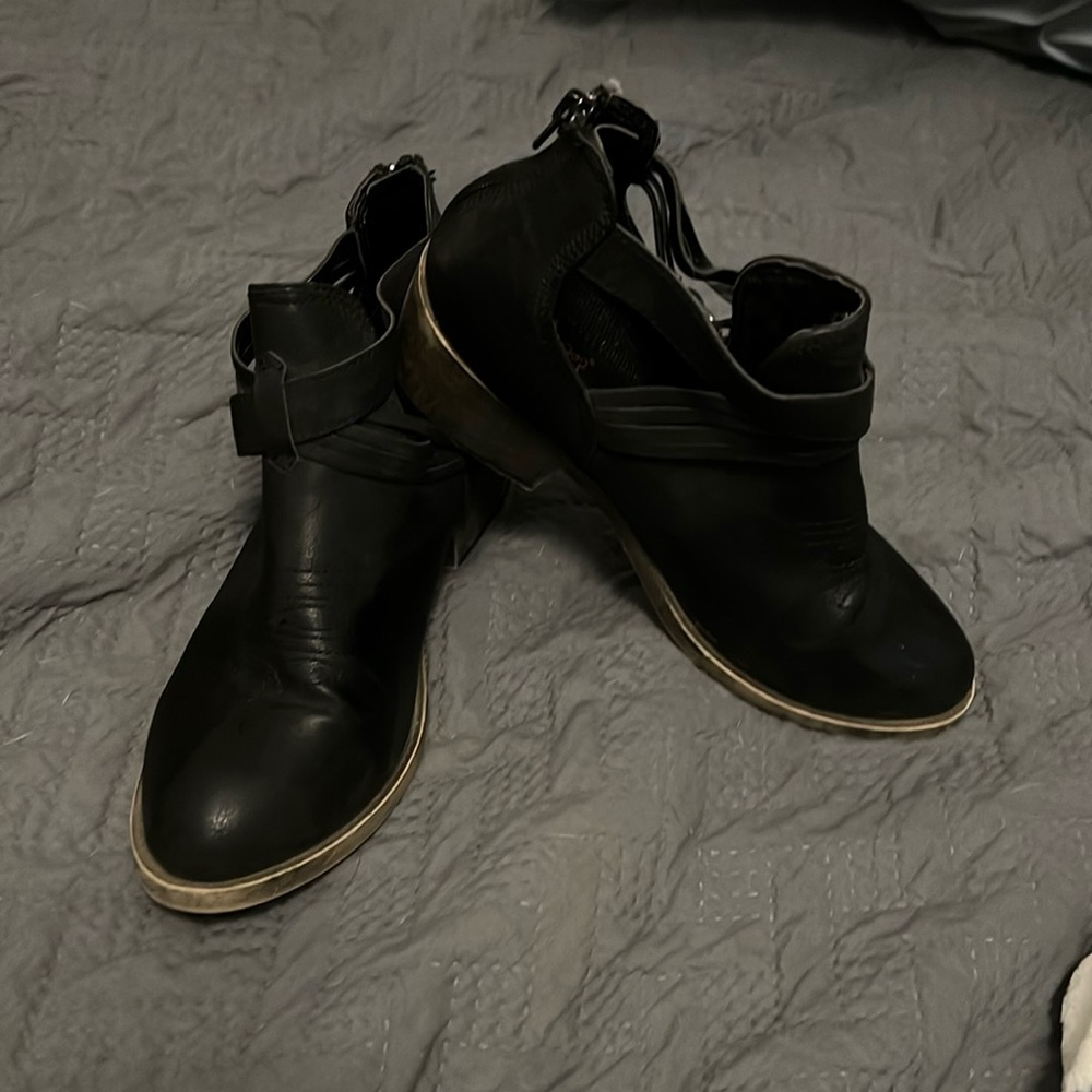 Black booties